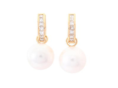 Jewellery, PEARL EARRINGS, 18K gold