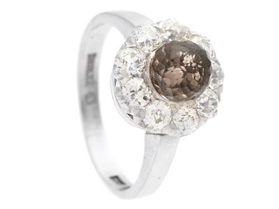 Jewellery, RING, 18K white gold