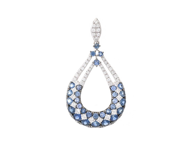 Jewellery, PENDANT, 18K white gold