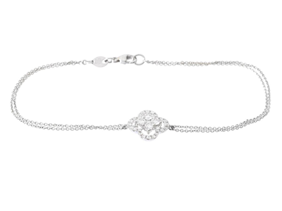 Jewellery, BRACELET, 18K white gold
