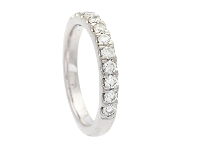 Jewellery, ETERNITY RING, 18K white gold