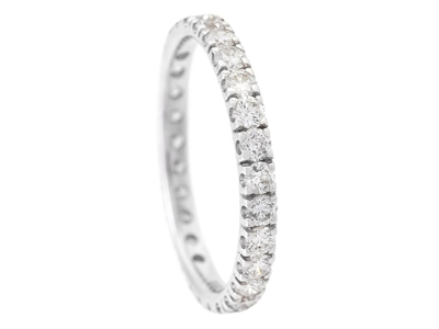 Jewellery, ETERNITY RING, 18K white gold