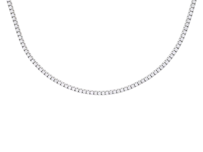Jewellery, RIVIERE NECKLACE, 18K white gold