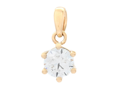 Jewellery, SOLITAIRE PENDANT, 18K gold