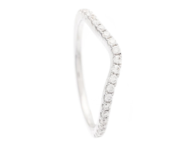 Jewellery, JACKET RING, 18K white gold