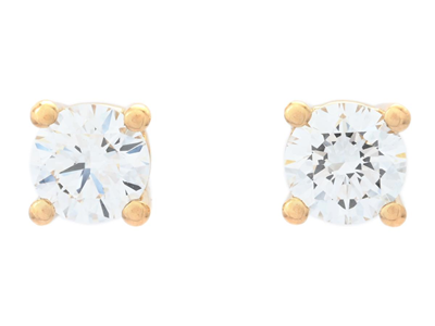 Jewellery, SOLITAIRE EARRINGS, 18K gold