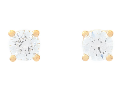 Jewellery, SOLITAIRE EARRINGS, 18K gold