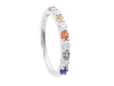 Jewellery, ETERNITY RING, platinum