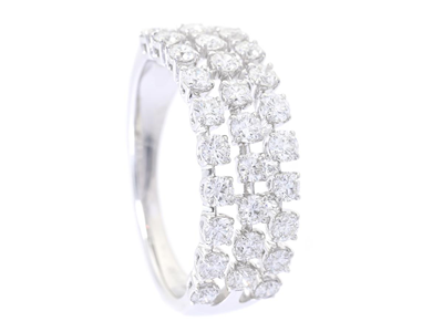 Jewellery, RING, 18K white gold