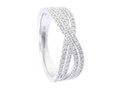 Jewellery, RING, 18K white gold