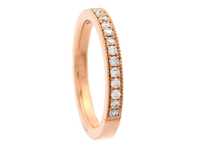 Jewellery, ETERNITY RING, 18K rose gold