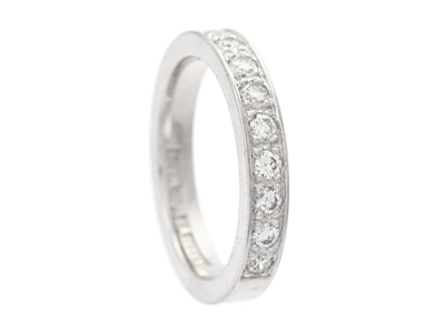 Jewellery, ETERNITY RING, 18K white gold