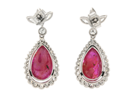 Jewellery - EARRINGS, platinum - View 3