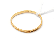 Jewellery - Ring 18K 0,8g defect skew ringshank - View 1