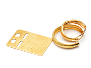 Lot, Lot of gold 18K 2,1g defect, engraving, in auction: Pawn – Tuesday 17 June 2014