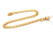 Jewellery, Bracelet Bismarck 18K 20cm 7,2g, in auction: Pawn – Tuesday 17 June 2014
