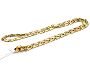 Jewellery, Necklace 18K 24,5g 46cm, 3-dyed, in auction: Pawn – Monday 1 December 2014