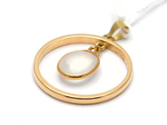 Jewellery, Pendant 18K 3,2g engraved, with stone, in auction: Pawn – Monday 1 December 2014