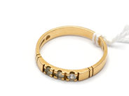 Jewellery, Ring 18K 3,0g Ø18 with stones, in auction: Pawn – Monday 1 December 2014