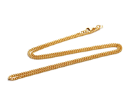 Jewellery, Necklace "curb" 18K 10,2g 50cm, in auction: Pawn – Tuesday 16 December 2014
