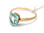 Lot, Ring 14K 2,2g Ø17½ with stone, small damages on the stone , in auction: Pawn – Tuesday 28 July 2015