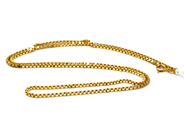 Lot, Necklace Box-chain 18K 16,4g 63cm, defect small damages , in auction: Pawn – Tuesday 28 July 2015