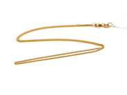 Jewellery, Necklace "curb" 18K 2,5g 42,5cm , in auction: Pawn – Tuesday 28 July 2015