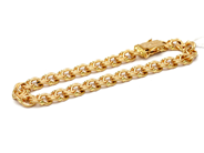 Jewellery, Bracelet Bismarck 18K 20,6g 19,5cm, in auction: Pawn – Tuesday 28 July 2015