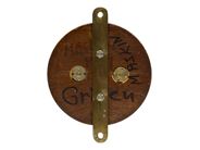 Watches - OMEGA, dashboard clock mounted on a wooden plate - View 2