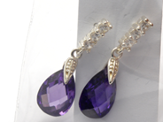 Jewellery, Earrings S925 3,4g, with stones , in auction: Pawn – Tuesday 10 November 2015