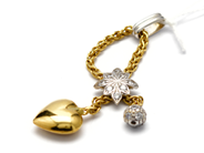 Jewellery - Pendant 18K 4,3g , with stones - View 2