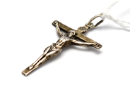 Jewellery, Pendant S835 1,6g, crucifix, in auction: Pawn – Tuesday 10 November 2015