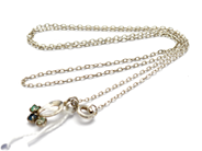 Jewellery, Necklace 45cm, with pendant with stones, in auction: Pawn – Tuesday 10 November 2015