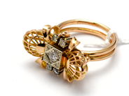 Jewellery, Ring 18K 11,9g Ø18½, with diamonds 1xca0,20ct, in auction: Pawn – Tuesday 10 November 2015