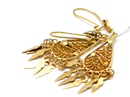 Jewellery, Earrings one pair 18K 4,9g damaged , in auction: Pawn – Tuesday 10 November 2015