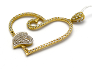 Jewellery, Pendant 18K 7,3g with stones/stones missing , in auction: Pawn – Tuesday 10 November 2015