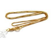 Jewellery, Necklace Box-chain 18K 2,3g 37,5cm , in auction: Pawn – Tuesday 10 November 2015