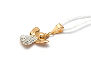 Jewellery, Pendant 18K Angel with stones 0,2g , in auction: Pawn – Tuesday 10 November 2015