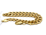 Lot, Bracelet "curb" 18K somewhat defect clasp, 22,5cm 7,3g, in auction: Pawn – Tuesday 10 November 2015