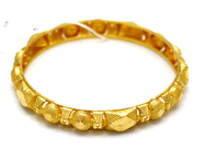 Jewellery, Bangle 21K Øca 6,5cm 18,4g, in auction: Pawn – Tuesday 10 November 2015