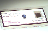 Gemstones, SAPPHIRE, 1.20 ct. EGL AJ 500626, in auction: Modern – Saturday 4 November 2000