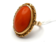 Jewellery - Ring 14K 13,0g Ø17, with stone - View 1