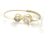 Jewellery - Earring 1 items 14K 2,2g, with stones - View 1