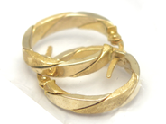 Jewellery - Earrings 1 pair 18K 2,8g, double-dyed - View 1