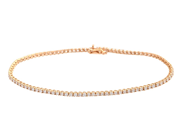 Jewellery, TENNIS BRACELET, 18K pink gold, in auction: Lilla jewellery – Tuesday 12 August 2025