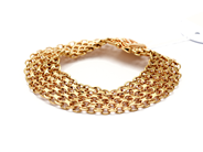 Jewellery, Bracelet X-bracelet 18K, 29,9g, in auction: Pawn – Tuesday 26 July 2016
