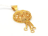 Jewellery, Pendant 21K 2,8g the loop dented, in auction: Pawn – Tuesday 27 September 2016