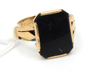 Lot, Ring 14K 4,8g Ø18½ engraving/skew, in auction: Pawn – Tuesday 27 September 2016
