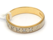 Jewellery, Ring 18K 2,7g Ø16½ with diamond 6xca0,01ct , in auction: Pawn – Tuesday 27 September 2016