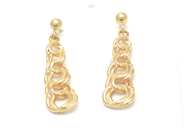 Jewellery, Earrings one pair Bismarck 3,2g ca2,5cm, in auction: Pawn – Tuesday 27 September 2016